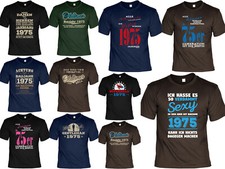 Tshirt Jahrgang 1975 - 50.Geburtstag Shirt - 50 Jahre coole Sprüche Motive