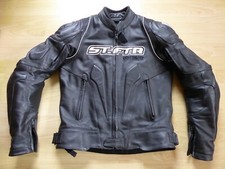 Neuwertig!! Spitzen-Motorradjacke aus Leder v. Streetfighter, Herren, 48/S