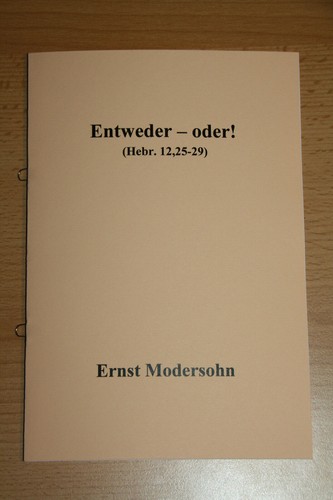 Entweder oder hebräer - |,