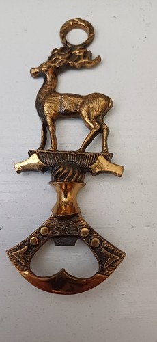 Flaschenöffner hirsch kupfer - flaschenöffner,