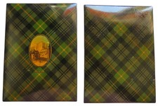 Antike Mauchline Tartan Ware