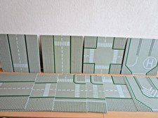 10 Graue Lego Straßenplatten Sammlung für die City - verschiedene