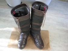 Herrenstiefel,Gr.45, dubarry,braun-schwarz,Leder,Irland,Galway, schwere Qualität