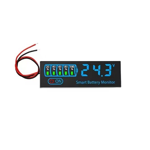 Led display batterietester - led,