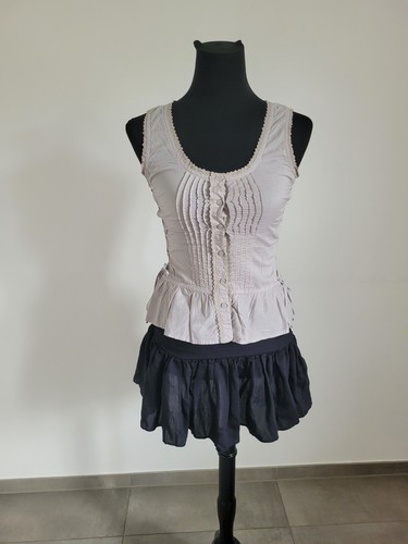 Outfit faltenrock schwarz - schwarz, gr