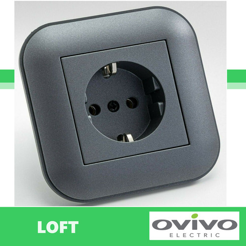 Loft anthrazit steckdose - loft,
