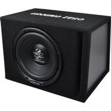  Ground Zero GZIB 25BR  25cm Gehäusesubwoofer 500 Watt Bassreflex B Ware