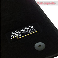 Velours Sport Logo Edition Fußmatten 4-teilig für Opel Corsa C ab Bj.2000 - 2006