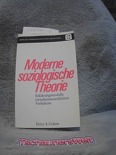 Moderne soziologische theorie - soziologische,