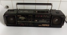 Sharp WQ-CD30 Ghettoblaster Radio, Doppel-Kassettenrekorder, CD-Player 1985-1986