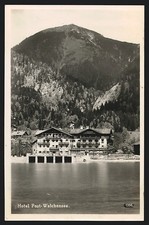 Walchensee, Das Hotel Post, Ansichtskarte 
