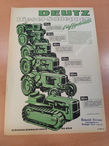 Deutz diesel schlepper 60ps - deutz, diesel-schlepper