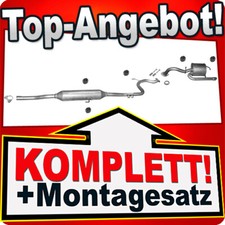 Auspuff für TOYOTA YARIS (P9) 1.3 VVT-i 99/100PS 2006-2011 Auspuffanlage