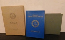 Ddr wehrpaß reisepass - ddr, wehrpaß,