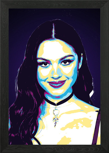 Pop art portrait einer frau - portrait,