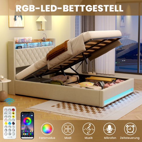 Polsterbett doppelbett - polsterbett,
