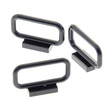 3x Lego Zaun 1x4x2 schwarz
