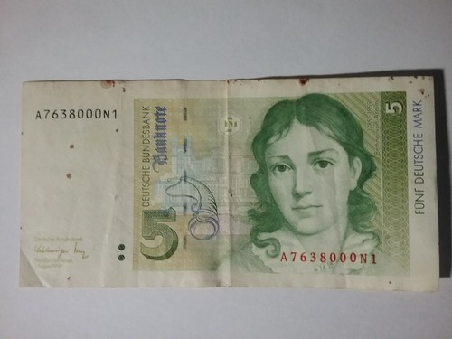 Deutsche mark schein - schein,, 1