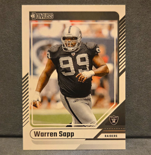 Panini nfl warren - warren, sapp