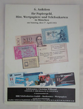 Auktionskatalog über