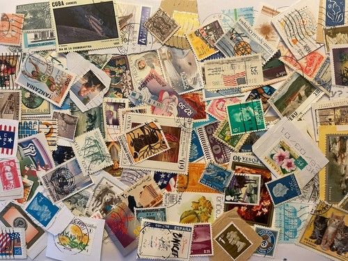 100 briefmarken alle welt - 100,
