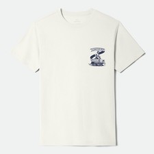 BRIXTON ARMADILLO TEE T-SHIRT GR: M CREAM