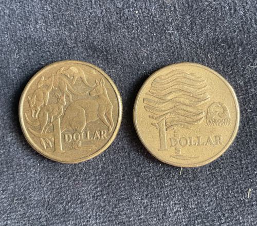 Australian one dollar 1 - dollar, $1
