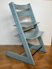 Stokke Tripp Trapp Hochstuhl Blau Aqua Kinderstuhl Newborn Set geeignet (2019)