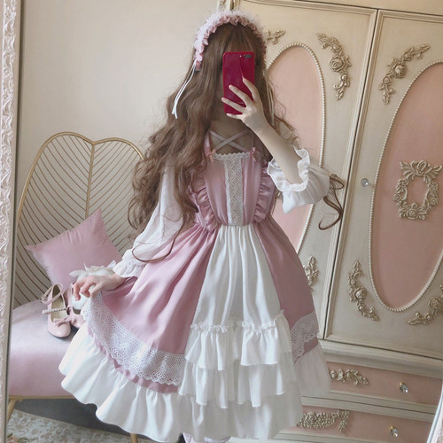 Frauen mädchen rüschen - frauen, kleid