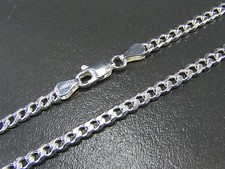 Panzerkette 4mm Kette Echt 925 Silber 55cm Silberkette  Halskette Sterlingsilber