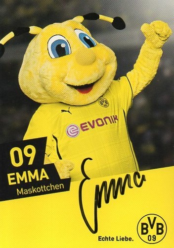 Autogramm maskottchen emma - -,