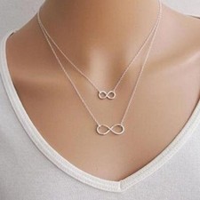 Damen halskette kette infinity - halskette,