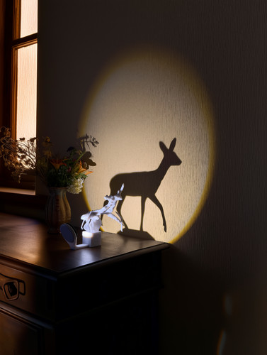 Schattenlampe reh lampe - reh,
