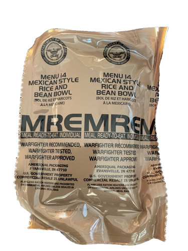 Army mre meal - mre, eat