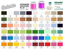 2,00€/100m | Madeira Cotona No.30, 200m Baumwoll -Nähgarn -Stickgarn -Quiltgarn