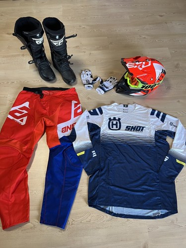 Motocross paket schuhe - (schuhe,, helm