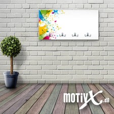 Garderobe bunte pinsel striche - bunte,