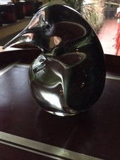 SCHWERE, SIGNIERTE GLAS FIGUR