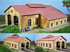 MU MU_N-B00250 - Lokschuppen Remissa due luci - Spur N - NEU