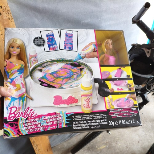 Mattel barbie spin art - spin,