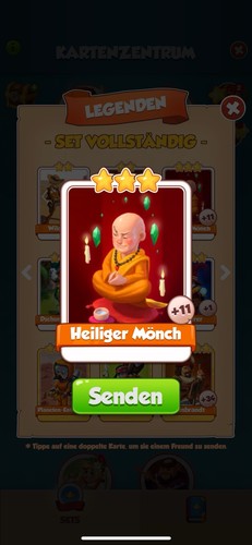 Coin master karte - master, heiliger
