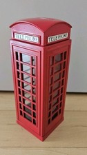 Metall Spardose Motiv: engl.  rote Telefonzelle 5x5x15 cm