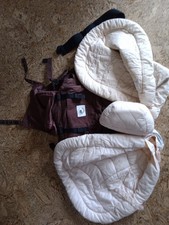 Ergobaby Trage organic 7-18kg mit Neugeborenen Einlage