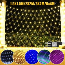 LED Lichternetz Außen