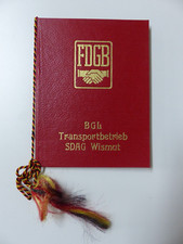 Bergbau Mappe SDAG Wismut BGL Transportbetrieb Auszeichnung 3 Münzen OVP DDR