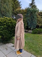 Vintage Echtpelz  Nutria Langer Mantel 