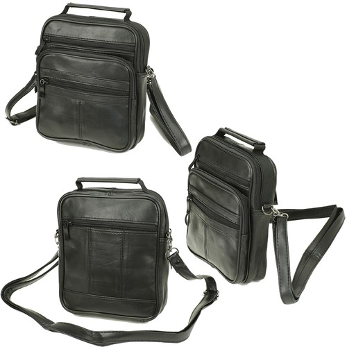 Leder herren messenger - leder,