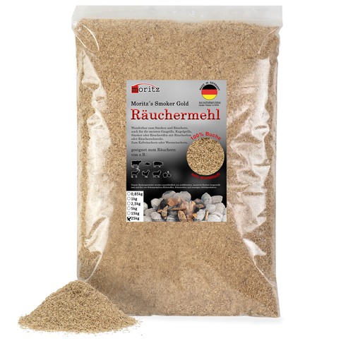 25kg räuchermehl buche fein - 25kg,