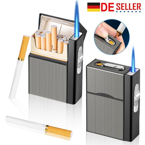Zigarettenetui mit feuerzeug - zigarettenetui,