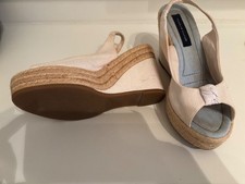 Tommy Hilfiger Plateau Peeptoe, Gr. 39  cremefarben  l
